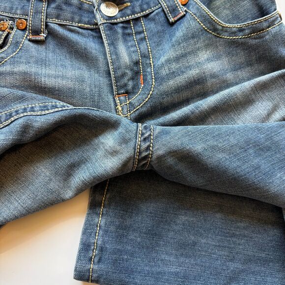 True Religion Vintage Joey Jeans Size 29 Bootcut Thick Stitch Made in USA - Picture 12 of 16